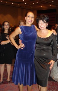National Hispana Leadership Institute Honoree Rosario Dawson with Dr. Gloria Bonilla-Santiago